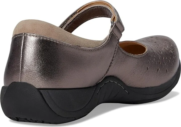 Dansko Stacy Women's Shoes Pewer Metallic : EU 40 (US Women's 9.5-10) Regular, Leather - Image 4