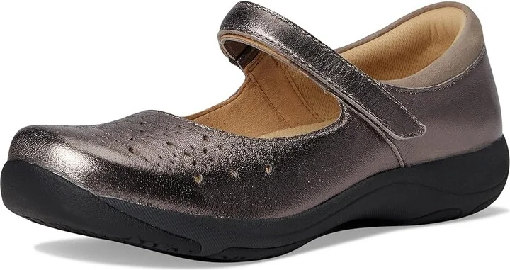 Dansko Stacy Women's Shoes Pewer Metallic : EU 40 (US Women's 9.5-10) Regular, Leather - Image 5