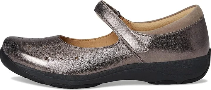 Dansko Stacy Women's Shoes Pewer Metallic : EU 40 (US Women's 9.5-10) Regular, Leather - Image 6