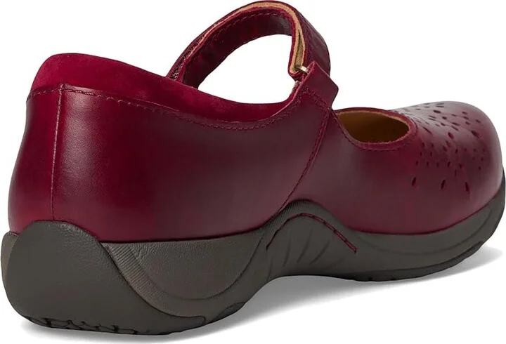Dansko Stacy Women's Shoes Red Waxy Burnished : EU 42 (US Women's 11.5-12) Regular, Leather - Image 4