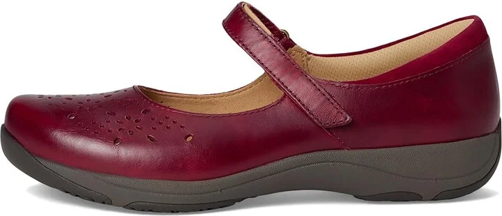 Dansko Stacy Women's Shoes Red Waxy Burnished : EU 42 (US Women's 11.5-12) Regular, Leather - Image 6