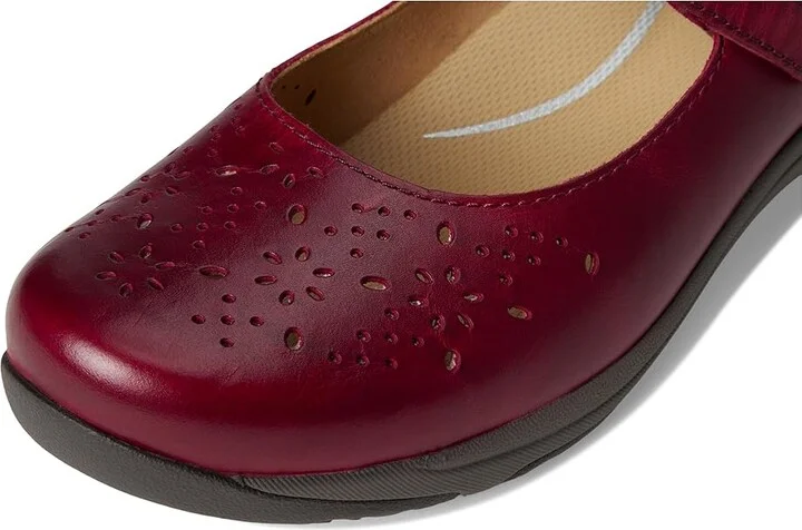 Dansko Stacy Women's Shoes Red Waxy Burnished : EU 42 (US Women's 11.5-12) Regular, Leather - Image 7