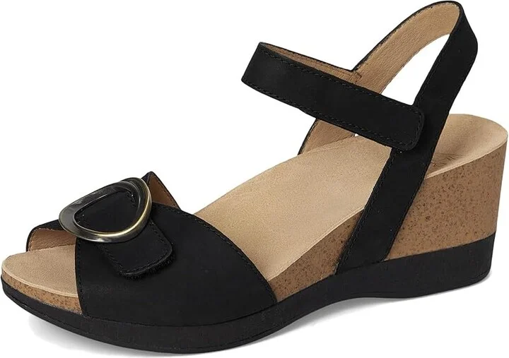 Dansko Stella Women's Sandals Black : EU 40 (US Women's 9.5-10) Regular, Leather - Image 5