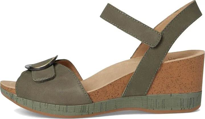 Dansko Stella Women's Sandals Sage : EU 41 (US Women's 10.5-11) Regular, Leather - Image 6