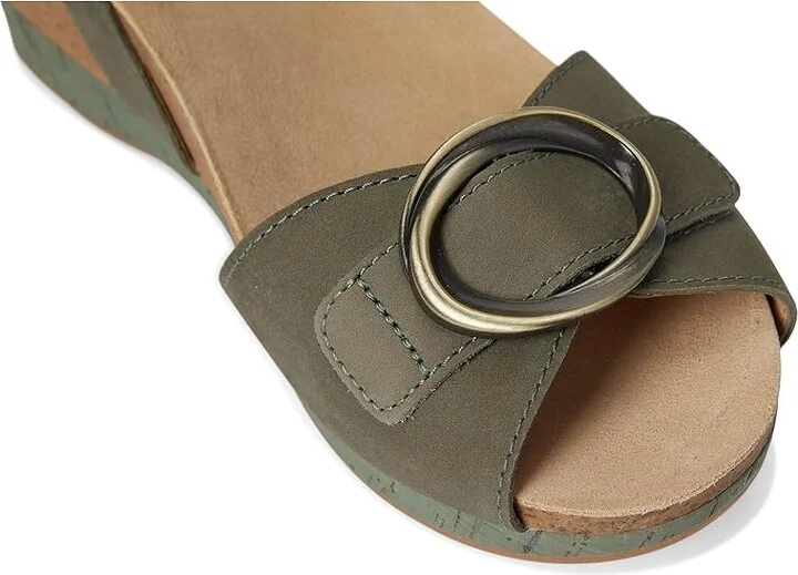 Dansko Stella Women's Sandals Sage : EU 41 (US Women's 10.5-11) Regular, Leather - Image 7