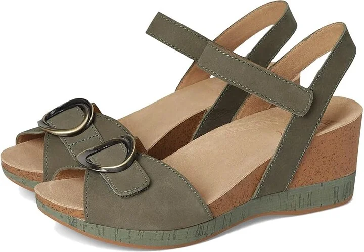 Dansko Stella Women's Sandals Sage : EU 41 (US Women's 10.5-11) Regular, Leather