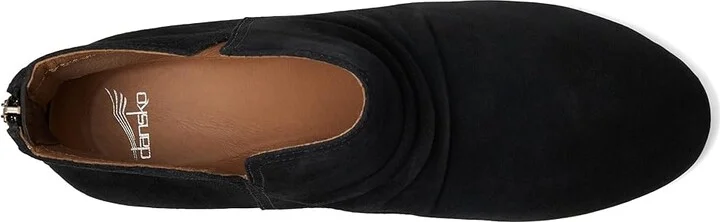 Dansko Stephanie Flat Shoes Black Waterproof Suede : EU 40 (US Men's 6.5-7 - Women's 9.5-10) Regular, Leather/Rubber/Suede - Image 2