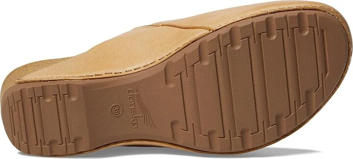 Dansko Talulah Women's Shoes Tan Milled Burnished : EU 42 (US Women's 11.5-12) Regular, Nubuck - Image 3