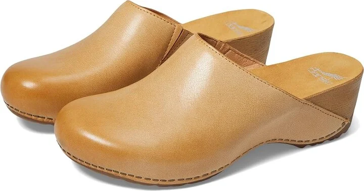Dansko Talulah Women's Shoes Tan Milled Burnished : EU 42 (US Women's 11.5-12) Regular, Nubuck