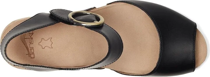Dansko Tamra Women's Sandals Black : EU 42 (US Women's 11.5-12) Regular, Leather - Image 2