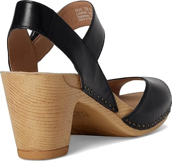 Dansko Tamra Women's Sandals Black : EU 42 (US Women's 11.5-12) Regular, Leather - Image 4