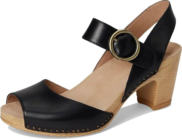 Dansko Tamra Women's Sandals Black : EU 42 (US Women's 11.5-12) Regular, Leather - Image 5