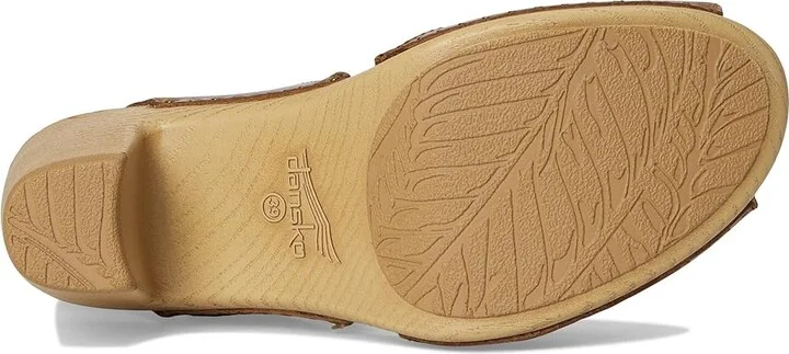 Dansko Tamra Women's Sandals Tan : EU 39 (US Women's 8.5-9) Regular, Leather - Image 3