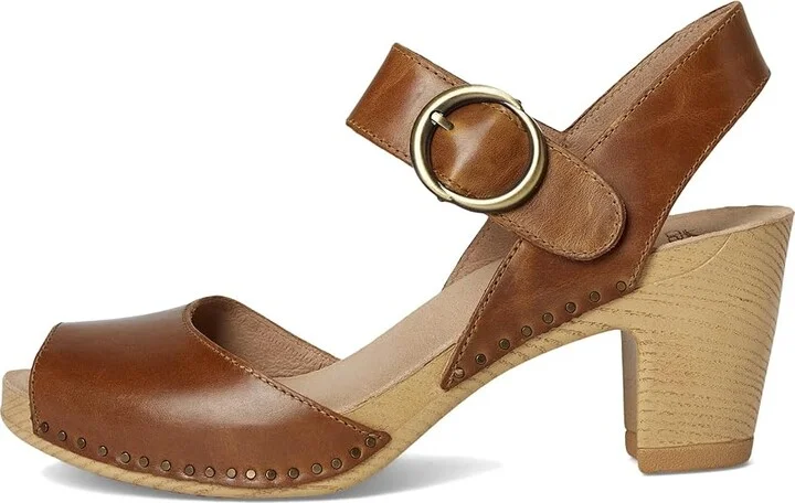 Dansko Tamra Women's Sandals Tan : EU 39 (US Women's 8.5-9) Regular, Leather - Image 6