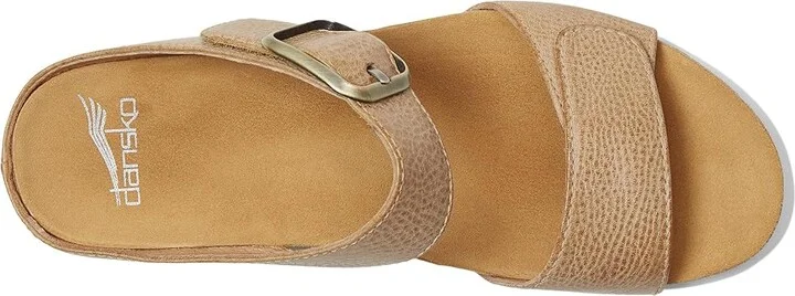 Dansko Tanya Women's Shoes Tan Milled Burnished : EU 37 (US Women's 6.5-7) Regular, Leather - Image 2