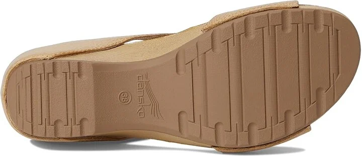 Dansko Tanya Women's Shoes Tan Milled Burnished : EU 37 (US Women's 6.5-7) Regular, Leather - Image 3