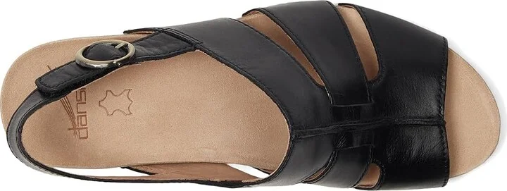 Dansko Tatiana Women's Sandals Black : EU 40 (US Women's 9.5-10) Regular, Leather/Suede - Image 2