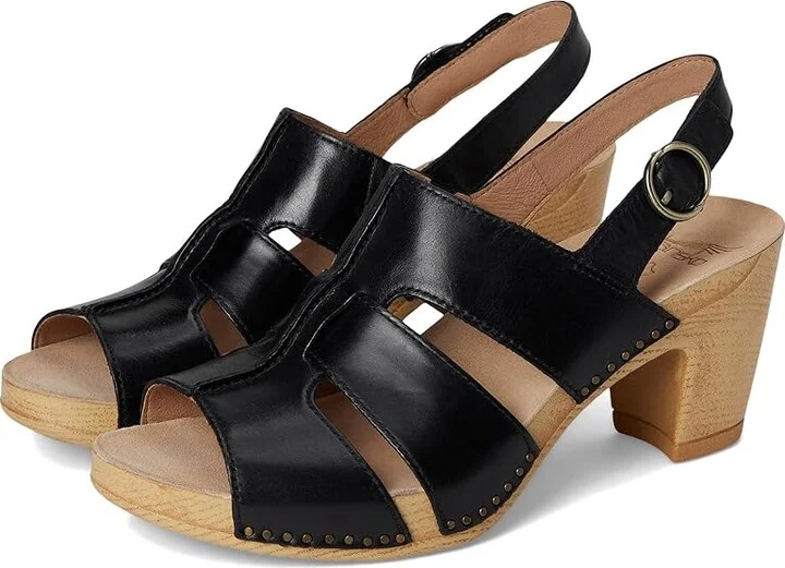 Dansko Tatiana Women's Sandals Black : EU 40 (US Women's 9.5-10) Regular, Leather/Suede