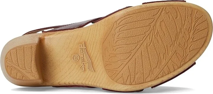 Dansko Tatiana Women's Sandals Wine : EU 40 (US Women's 9.5-10) Regular, Leather/Suede - Image 3