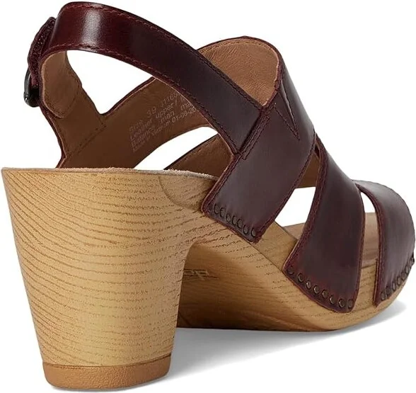 Dansko Tatiana Women's Sandals Wine : EU 40 (US Women's 9.5-10) Regular, Leather/Suede - Image 4