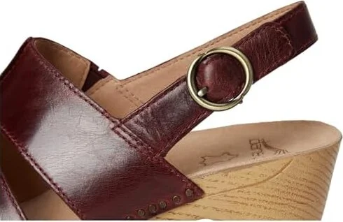Dansko Tatiana Women's Sandals Wine : EU 40 (US Women's 9.5-10) Regular, Leather/Suede - Image 7
