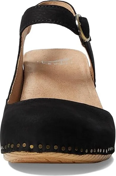 Dansko Taytum Women's Shoes Black Milled Nubuck : EU 38 (US Women's 7.5-8) Regular, Leather - Image 2