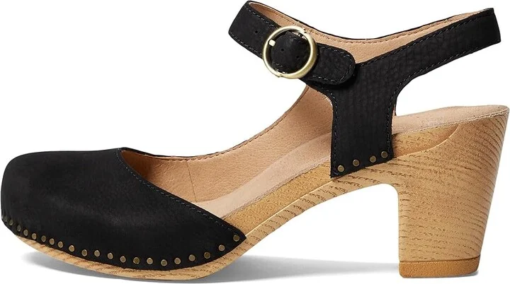 Dansko Taytum Women's Shoes Black Milled Nubuck : EU 38 (US Women's 7.5-8) Regular, Leather - Image 5