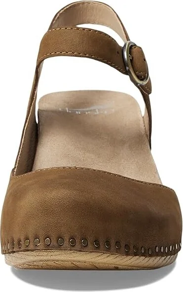 Dansko Taytum Women's Shoes Tan Milled Nubuck : EU 37 (US Women's 6.5-7) Regular, Leather - Image 2