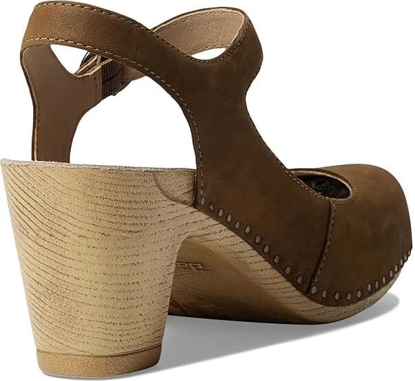 Dansko Taytum Women's Shoes Tan Milled Nubuck : EU 37 (US Women's 6.5-7) Regular, Leather - Image 4