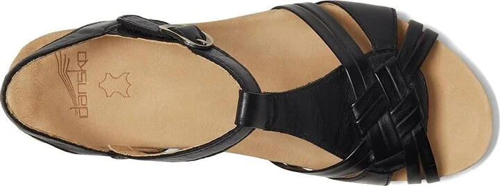 Dansko Tia Women's Sandals Black : EU 42 (US Women's 11.5-12) Regular, Leather - Image 2