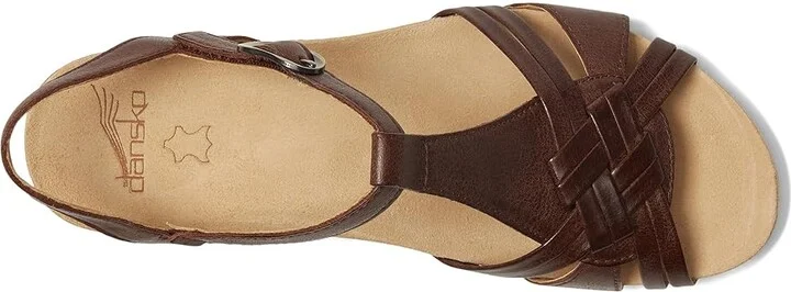 Dansko Tia Women's Sandals Brown : EU 42 (US Women's 11.5-12) Regular, Leather - Image 2