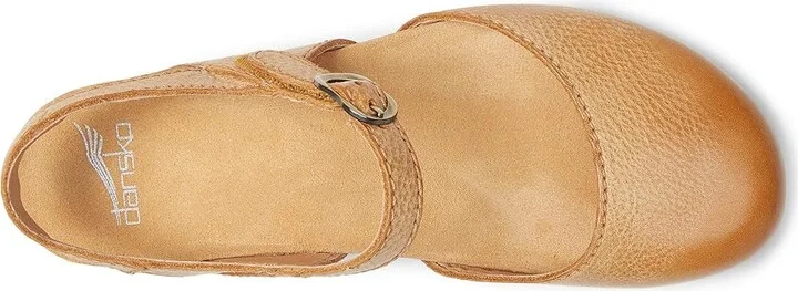 Dansko Tiffani Women's Shoes Tan Milled Burnished : EU 38 (US Women's 7.5-8) Regular, Leather - Image 2