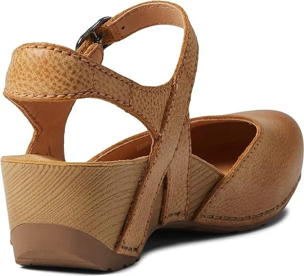 Dansko Tiffani Women's Shoes Tan Milled Burnished : EU 38 (US Women's 7.5-8) Regular, Leather - Image 4
