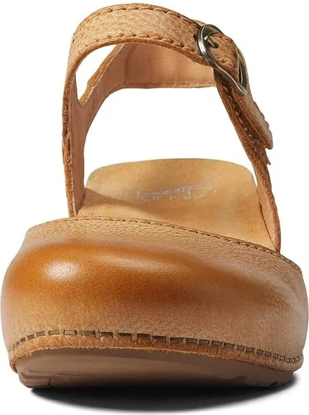 Dansko Tiffani Women's Shoes Tan Milled Burnished : EU 38 (US Women's 7.5-8) Regular, Leather - Image 5