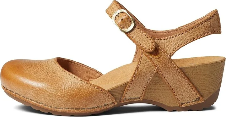 Dansko Tiffani Women's Shoes Tan Milled Burnished : EU 38 (US Women's 7.5-8) Regular, Leather - Image 6