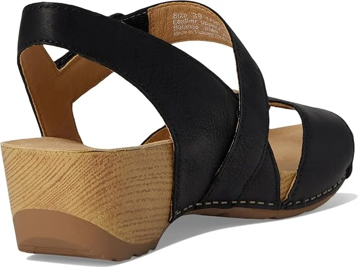Dansko Trinity Women's Sandals Black : EU 41 (US Women's 10.5-11) Regular, Leather - Image 4