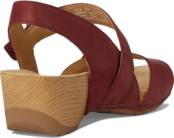 Dansko Trinity Women's Sandals Cayenne : EU 39 (US Women's 8.5-9) Regular, Leather - Image 4