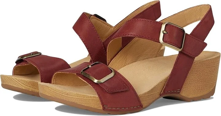 Dansko Trinity Women's Sandals Cayenne : EU 39 (US Women's 8.5-9) Regular, Leather