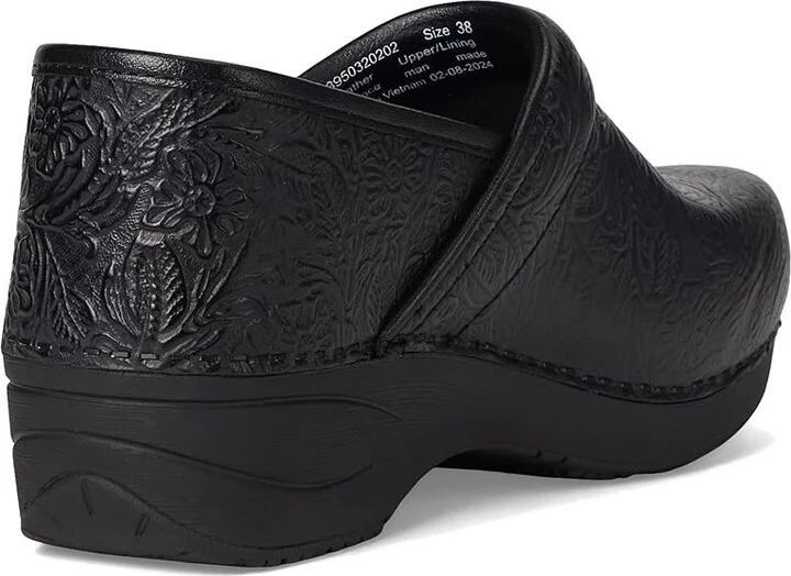 Dansko XP 2.0 Women's Shoes Black Tooled Floral : EU 43 (US Women's 12.5-13) Regular, Patent Leather - Image 4