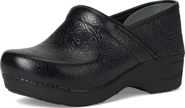 Dansko XP 2.0 Women's Shoes Black Tooled Floral : EU 43 (US Women's 12.5-13) Regular, Patent Leather - Image 5