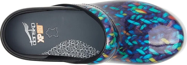 Dansko XP 2.0 Women's Shoes Blue Knit Patent : EU 39 (US Women's 8.5-9) Regular, Patent Leather - Image 2