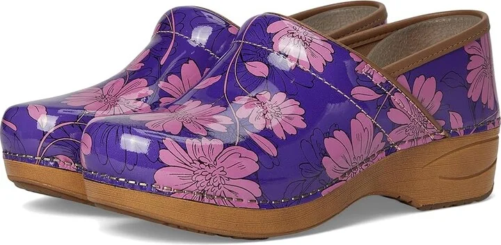 Dansko XP 2.0 Women's Shoes Purple Bloom Patent : EU 37 (US Women's 6.5-7) Regular, Patent Leather