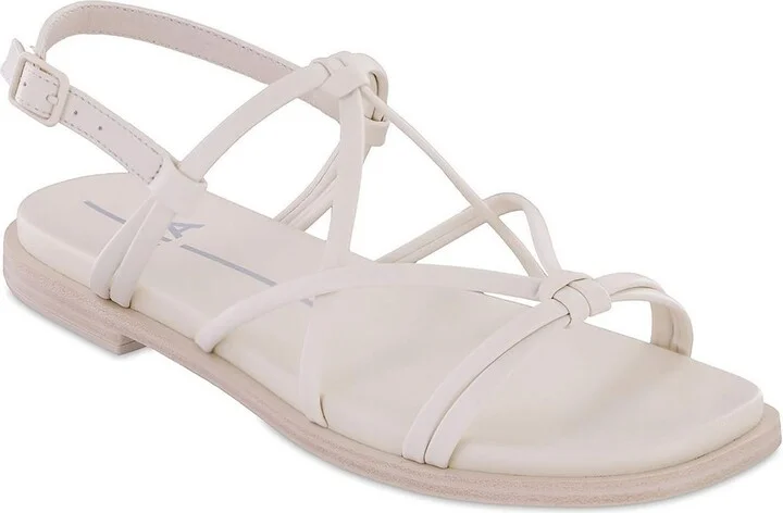 DAPHINE Womens Strappy Flat Strappy Sandals
