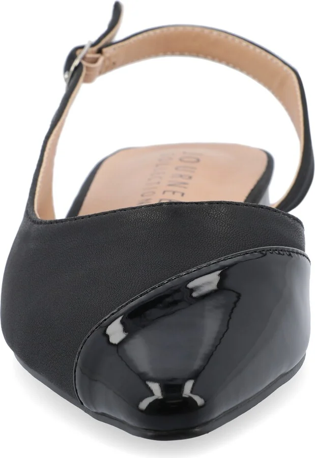 Daphnne Cap Toe Slingback Flat - Image 3