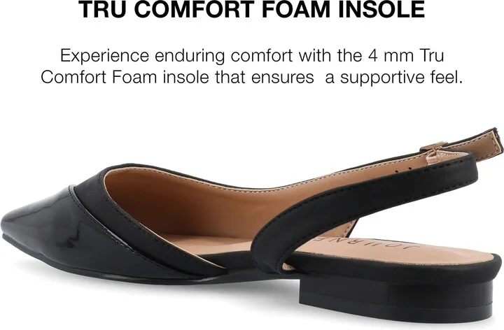 Daphnne Cap Toe Slingback Flat - Image 10