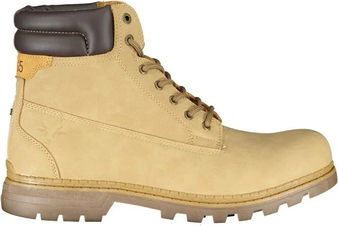 Dapper Lace-Up Boots with Contrast Men's Detailing