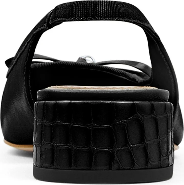 Dara Slingback Square Toe Pump - Image 6