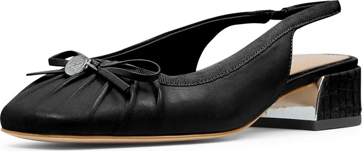 Dara Slingback Square Toe Pump - Image 7