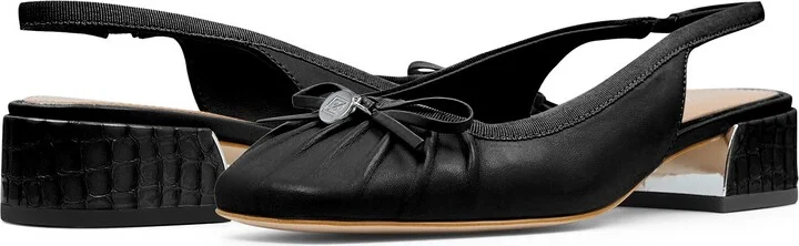 Dara Slingback Square Toe Pump - Image 8