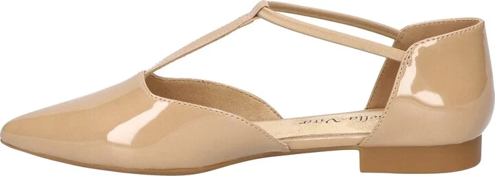 Darby Pointed Toe T-Strap Flat - Image 2